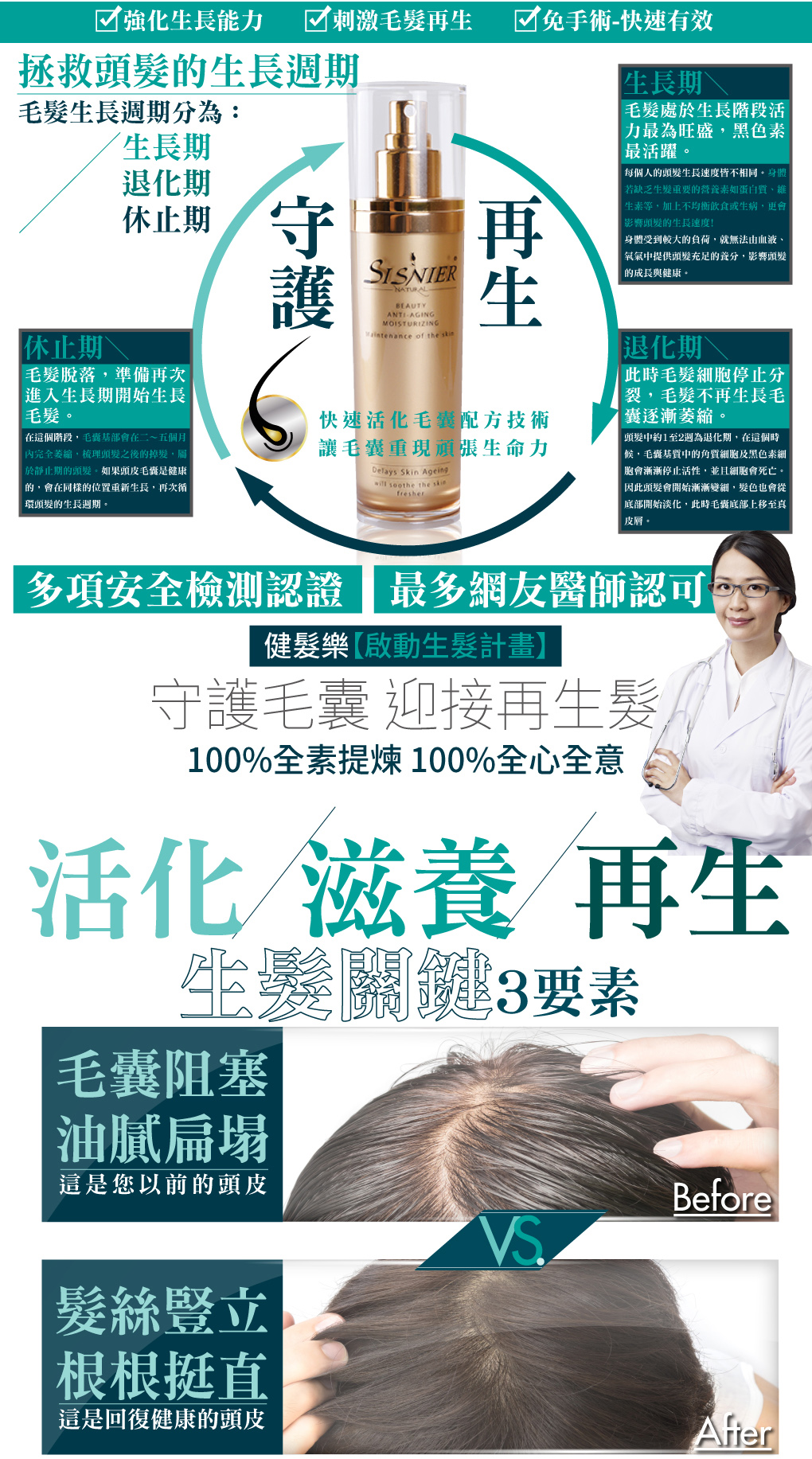 我愛簡單購 IEasyShopping 【髮之鑰】健髮樂-健髮液(60ml)