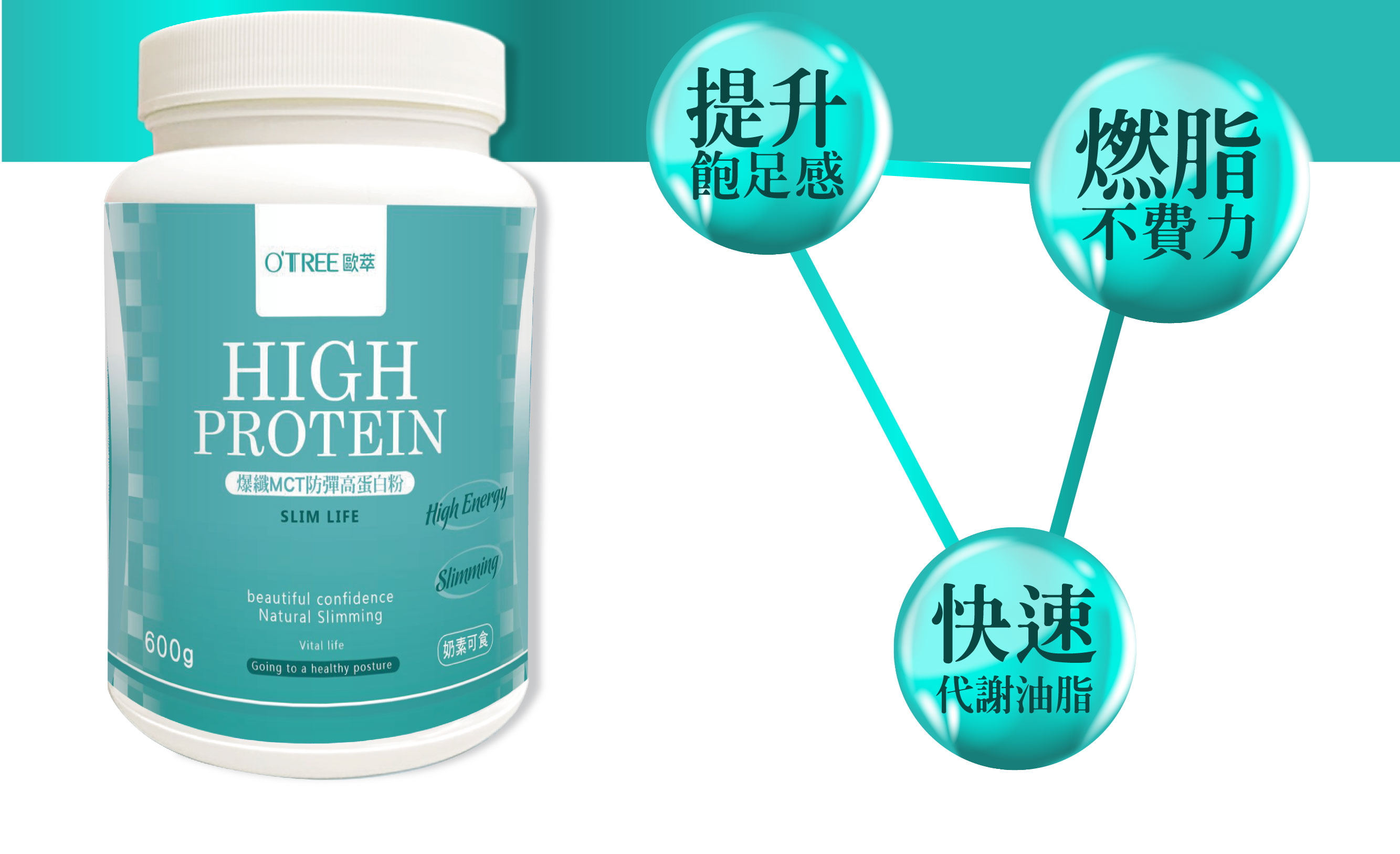 我愛簡單購 IEasyShopping 【歐萃OTREE】MCT防彈高蛋白粉