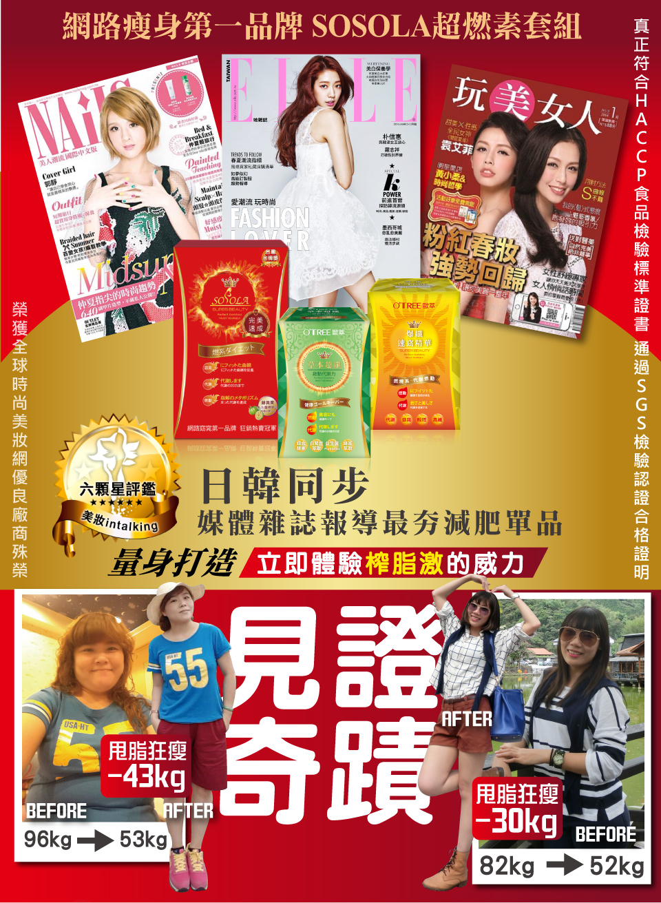 我愛簡單購 IEasyShopping 【SOSOLA】超燃素+爆纖速窈精華+草本超纖膠囊